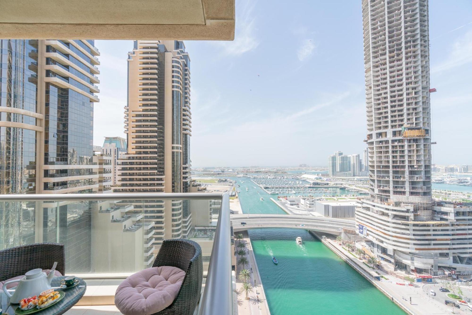 Vacay Lettings -2 Bed Iris Blue Dubai Marina Apartamento Exterior foto